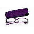 Women's Purple Rhinestone Computer Reading Glasses