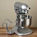 KitchenAid KSM455PSSM Silver Metallic Pro 450 Series Stand Mixer