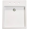 Accommodating guideline on china Petite Western Kiln Elementa Petite White Vitreous China Wading Basin Sink