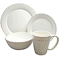 American Atelier Bianca Bead 16-piece Dinnerware Set