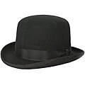 Ferrecci Men's Black Felt Bowler Hat