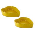 Appolia French 2-piece Ceramic Pineapple Heart-shaped Baker Set