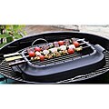 Appolia French Flame-top Ceramic Midnight Black Kabob Set
