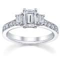 14k White Gold 1 1/2ct TDW Diamond Engagement Ring (H-I, VS1-VS2)