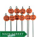Meaningful article on Rock ola Juke Box Rock Riffle Run Pottery Herb Garden Markers (Set of 10)