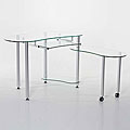 'Bekka' Glass Computer Desk