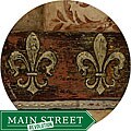 Thirstystone 'Duel Fleur de Lis' Sandstone Coasters (Set of 4)