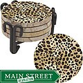 Thirstystone 'Leopard Print' Sandstone Coasters (Set of 4)