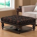 Tufted Tapestry Ottoman