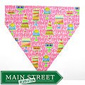 Ruff Stuff USA Pink Happy Birthday Dog Collar Bandana
