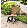 Valencia Resin Wicker/ Steel Frame Single Glider Chair