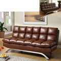 Pascoe Bicast Leather Sofa/ Futon