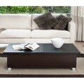 Numero Leatherette Top Coffee Table