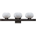 Atomique 3-light Gunmetal Grey Bath Fixture