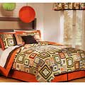 Urban Geo 9-piece King-size Bed in a Bag with Sheet Set