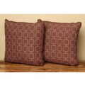 Urban Geo Quilted Decorative Pillows (Set of 2)