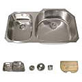 Highpoint Stainless Steel 38-inch Undermount 70/30 2-bowl Kitchen Sink