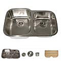 Highpoint Collection Stainless Steel 32-inch Undermount 60/40 2-bowl Kitchen Sink
