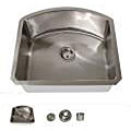 Highpoint Collection Stainless Steel 23-inch Contemporary D-style Kitchen Sink