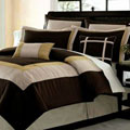 Taupe/ Brown 8-piece Classic Comforter Set