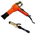 Free connected guide on Hair Hairmax Laser Hot Tools 1.5-inch Curling Iron/ La Vida Hair Dryer Set