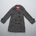 Dollhouse Big Girl's Black/ White Long Peacoat FINAL SALE