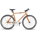Fixie Flat Orange Fixed Gear Flip Flop Hub Racing Bike