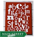 Trendography Prints 'Alpha Numeric' Graphic Art Print