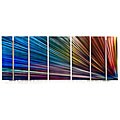 Ash Carl 'Depths' 7-panel Abstract Metal Wall Art