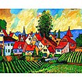 Avi Thaw 'Sunny Day' Canvas Art