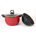 Deni Nonstick Red 6-quart Tilt-A-Pot (Refurbished)