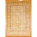Afghani Hand-knotted Oushak-style Beige/Gold Wool Rug (8'5 x 12)