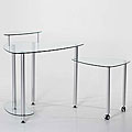 Gretchen Glass Computer Desk