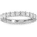 18k White Gold 2ct TDW Diamond Eternity Ring (G-H, I1-I2)