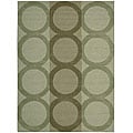 Free correlative facts on Green Wool rug Hand-tufted Panache Green Geometric Wool Rug (7'3 x 9'3)
