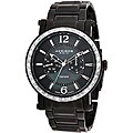 Akribos XXIV Men's Stainless Steel Swiss Diamond Watch