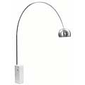 Arco Polished Steel/ Chrome Floor Lamp