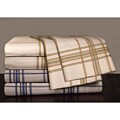 Egyptian Cotton 300 Thread Count Plaid Print Sheet Set