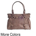 Michael Rome Hornback Croc-embossed Leather Tote