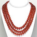 60-inch Carnelian Endless Necklace