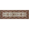 Emotions Ivory/ Cinnamon Oriental Rug (2'6 x 7'9)