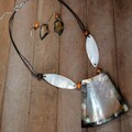 Hand-carved Shell Jewelry Set (Philippines)