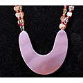Hand-carved Shell Half-moon Necklace (Philippines)