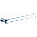 Fresca 15-inch Towel Bar with Two Swivel Arms