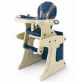 Foundations Blue and Almond Transition High Chair