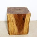 Wooden Cube 18 Walnut Oil End Table (Thailand)
