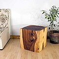 Wooden Cube 18 Tung Oil End Table (Thailand)