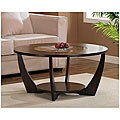 Archer Espresso Coffee Table with Shelf