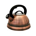 Alpine Copper color Stainless Steel Whistling Tea Kettle
