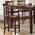 Moulins Asian Wood Dark Brown Chairs (Set of 2)